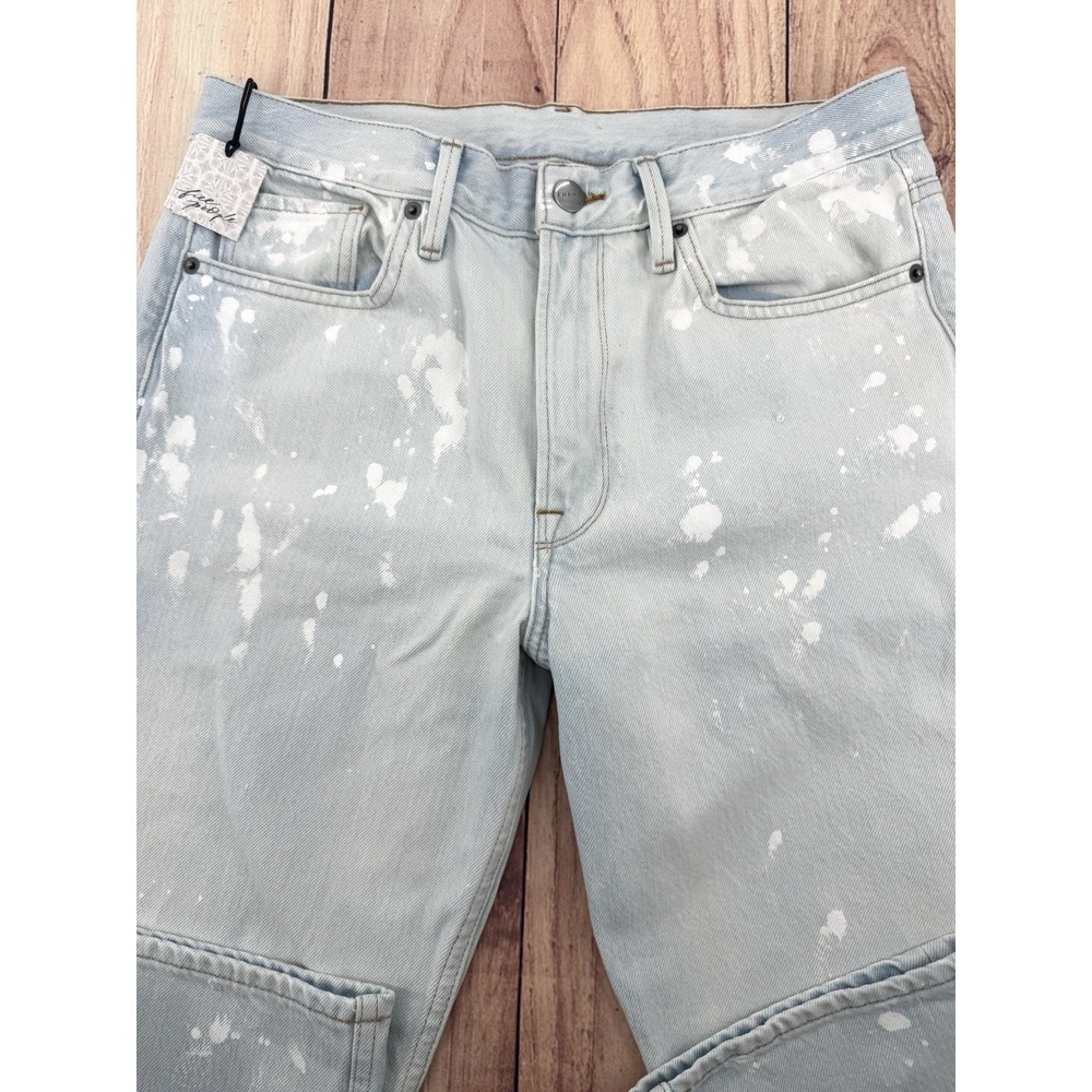 Frame Le Piper Jeans Caribbean Spray Straight Leg Women 34 NWT from Free People‎ - Picture 3 of 12